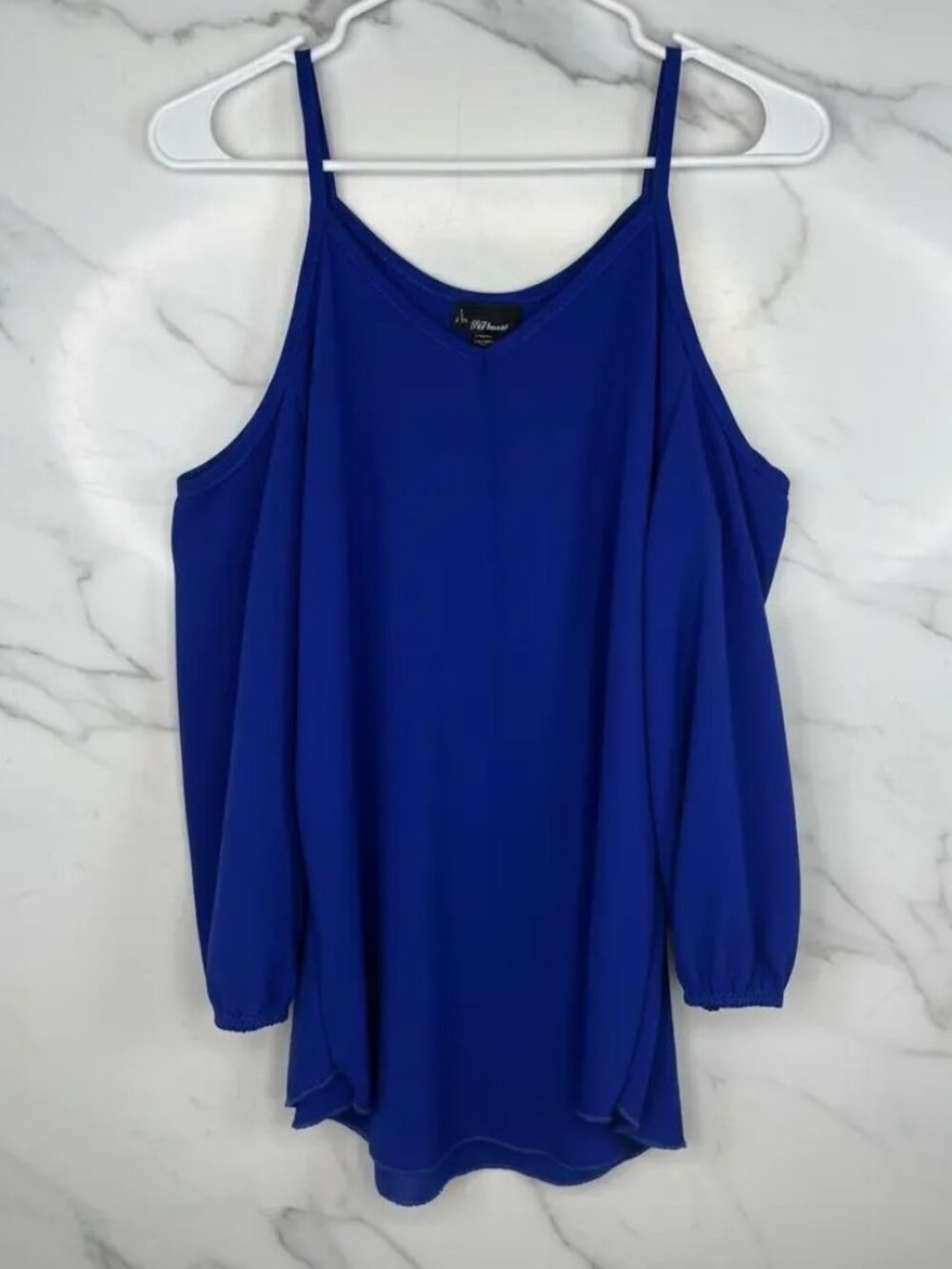 NY Invasion blue string top